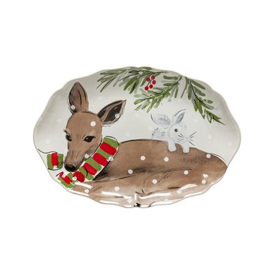 Plat ovale Deer Friends, Casafina by Costa Nova COSTA NOVA