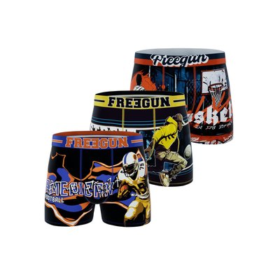 Lot de 3 Boxers microfibre FREEGUN