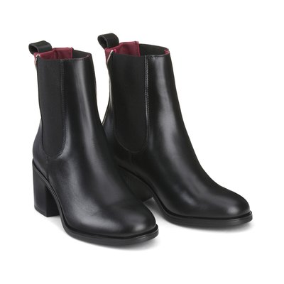 Bottines à talons en cuir TOMMY HILFIGER