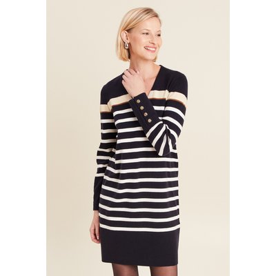 Robe tricot droite col en V BREAL