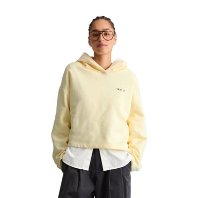 Sweat à capuche court en coton bio tout doux MARC O’POLO DENIM