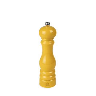 Moulin à poivre manuel u'Select en bois laqué, jaune safran, 22 cm - 9in Paris u'Select PEUGEOT