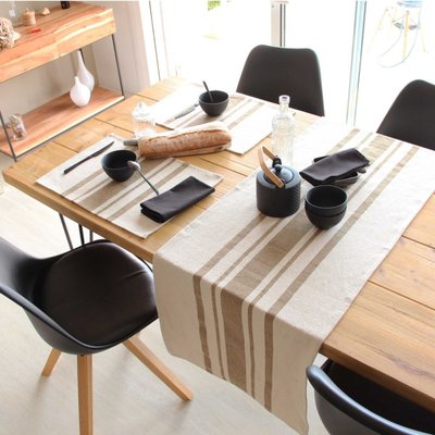 Chemin de table coton épais Rustique SUD ETOFFE