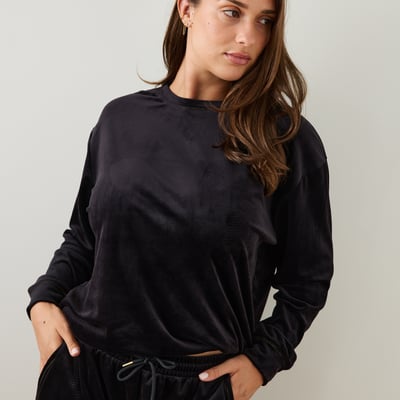 Sweat-shirt en velours Charlotte VARIANCE