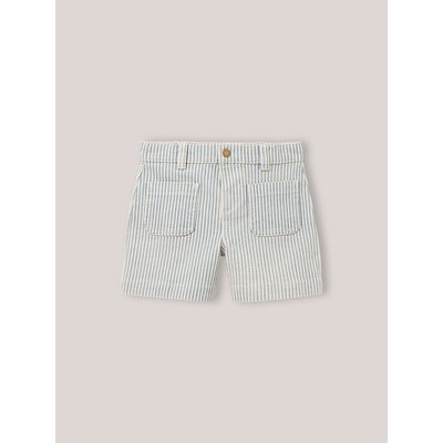 Short denim rayé CYRILLUS
