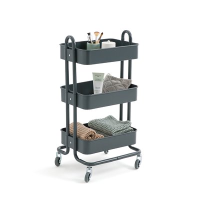 Carrello in metallo acciaio con ruote, Lirya SO'HOME