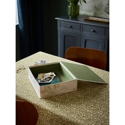 Boîte de rangement en tissu "Esprit Jouy" CYRILLUS