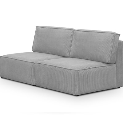 Module canapé 2 places en velours côtelé - HARPER MOD HOMIFAB