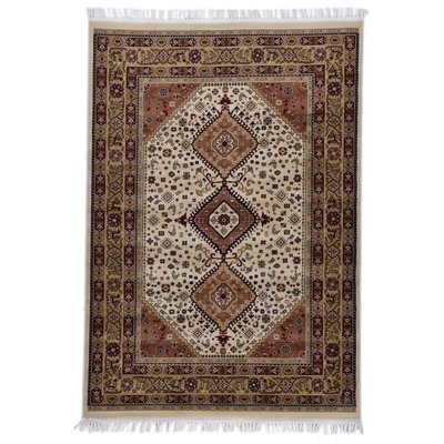 Tapis d'orient Ilaria  tissé machine franges GINO FALCONE