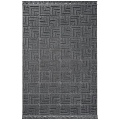 Tapis de salon 120x180 motifs carrés ISTANBUL PIER IMPORT
