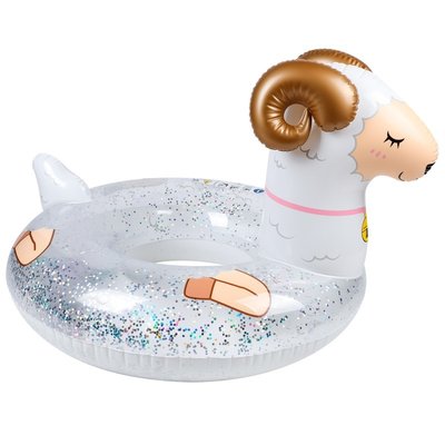 Bouée Gonflable XXL Mouton et paillettes AIRMYFUN