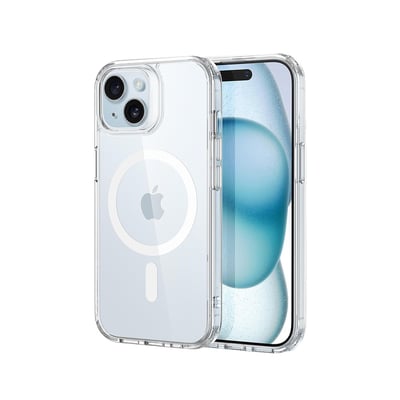 Coque anti-choc compatible magsafe iPhone 15 EVETANE