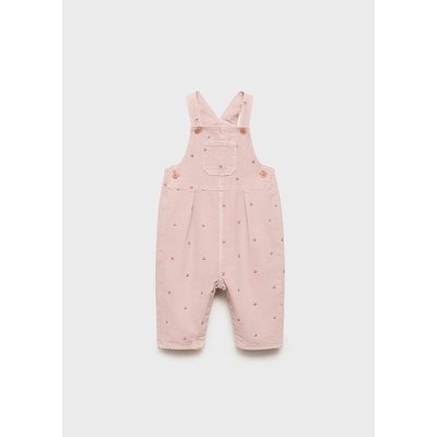 Salopette denim brodée MANGO BABY