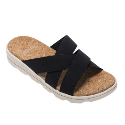 Sandales motif/style imprimé léopard et uni CASSIE REGATTA