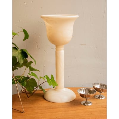 Lampe en albâtre unique Julia N°976 - Bon état DEBONGOUT