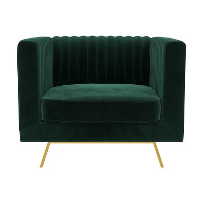 Fauteuil en velours - GATSBY RENDEZ-VOUS DÉCO
