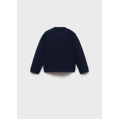 Pull en maille coton à relief MANGO BABY
