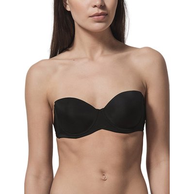 Soutien-gorge bandeau multi-positions Secret noir LUNA SPLENDIDA