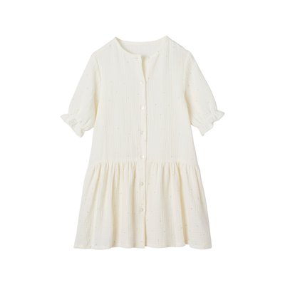 Robe boutonnée en gaze de coton VERTBAUDET