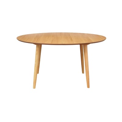 Table repas 140-220 cm placage chêne avec 2 allonges ZAGO