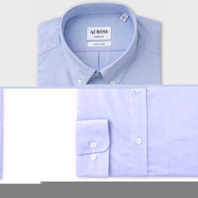 Chemise Confort fit easy care en oxford de coton ACROSS