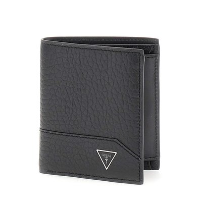 Mini Portefeuille Barcellona Cuir Véritable GUESS
