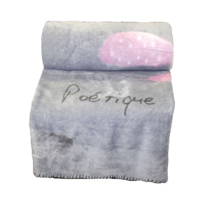 Plaid tout doux Poetique DOUCEUR D'INTÉRIEUR