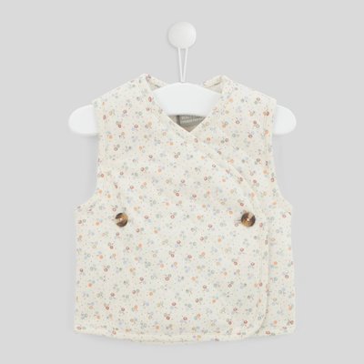 Gilet sans manches imprimé en sherpa BOUT'CHOU