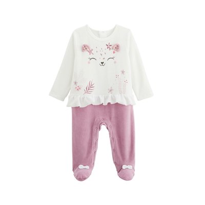 Pyjama bébé en velours Louisa PETIT BEGUIN