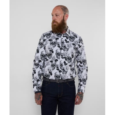 Chemise Imprimé Tête de Mort Monochrome JOE BROWNS