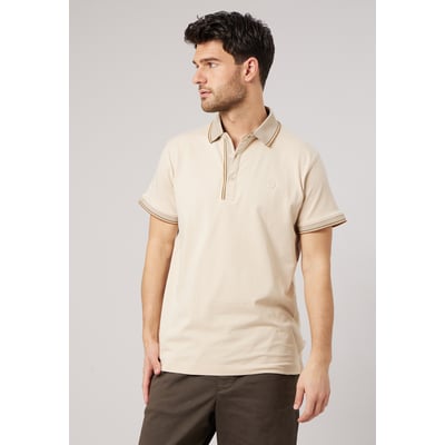 Polo regular homme avec col rayé SLATE DEELUXE