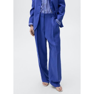 Pantalon costume wideleg à pinces MANGO