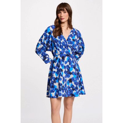 Robe courte patineuse imprimée MORGAN