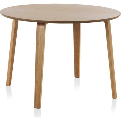 Table de salle à manger ronde en bois naturel finition mate RECOLLECTION
