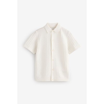 Polo en maille boutonné manches courtes coton NEXT