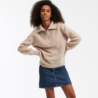 Pull col camionneur, laine et alpaga mélangés LA REDOUTE COLLECTIONS
