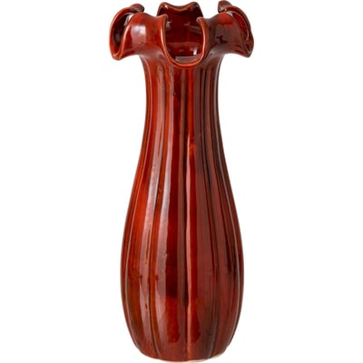 Vase en poterie à bord ondulé RECOLLECTION