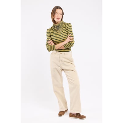 Pantalon large velours côtelé - coton et lin ARMOR-LUX