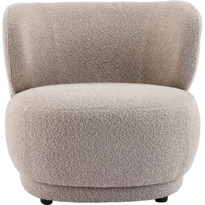 Fauteuil en tissu bouclette - ESTER HOMIFAB