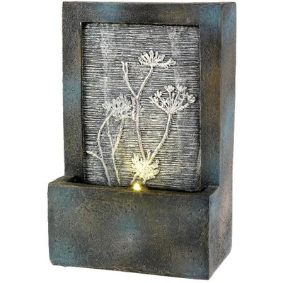 Mur déco à LED fleurs d'hiver H23cm PIER IMPORT