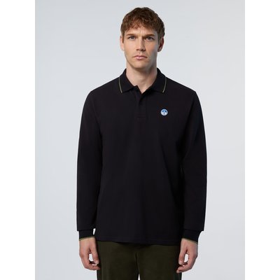 Polo manches longues avec col logo NORTH SAILS