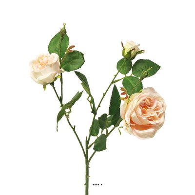 Rose Paris artificielle, ramifiée, 3 tête ARTIFICIELLES