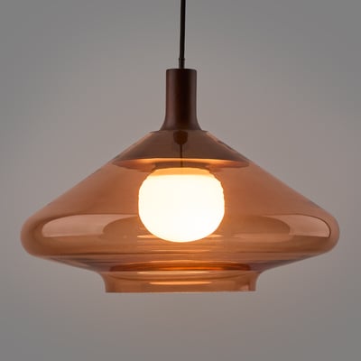 Hängeleuchte aus farbigem Glas, Durchmesser 37,8 cm, SORELLE LA REDOUTE INTERIEURS