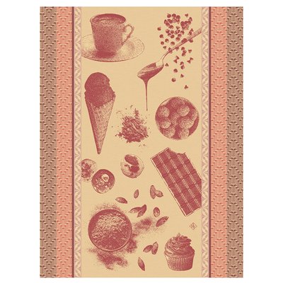 Torchon en Coton, CHOCOLATS - RECETTES LE JACQUARD FRANCAIS
