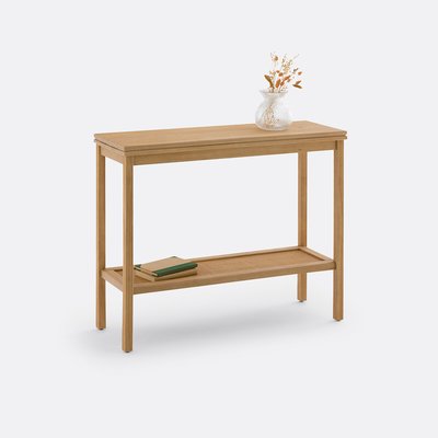 Console double plateau pin massif et cannage Gabin LA REDOUTE INTERIEURS
