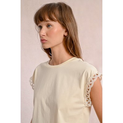 T-shirt, manches ajourées MOLLY BRACKEN