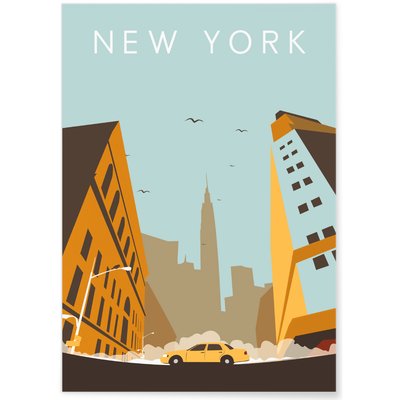Affiche New York 2 L'AFFICHERIE