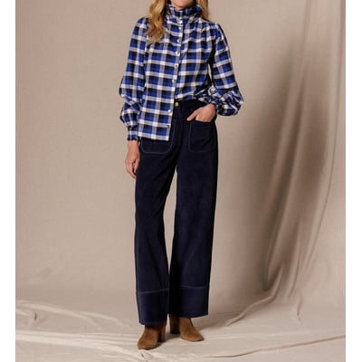 Pantalon large en velours côtelé, POMARI APACHES COLLECTIONS