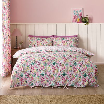 Tilly Floral Reversible Duvet Cover and Pillowcase Set CATHERINE LANSFIELD