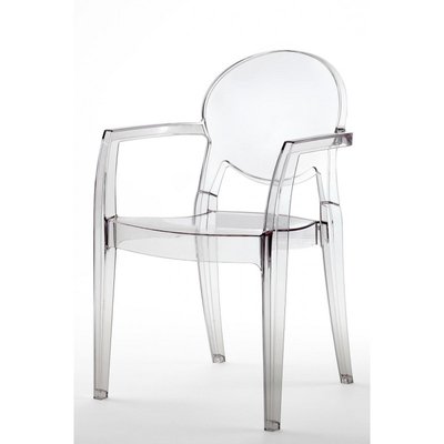 Chaise glossy design avec accoudoirs - IGLOO SCAB DESIGN
